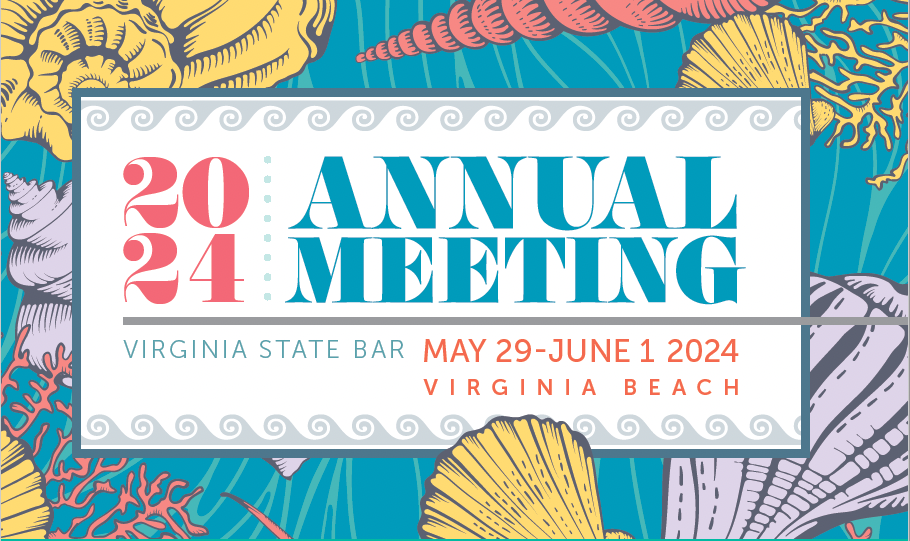 2024 VSB Annual Meeting seashell banner.