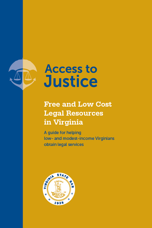 access to justice booklet cover image